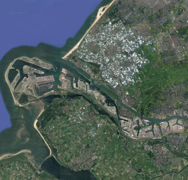 Rotterdam, Netherlands / Map data © 2019 Google